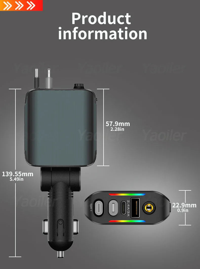 chargeurs de voiture pour téléphone iPhone Samsung