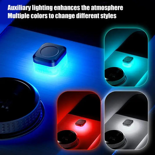 Inside Car Lights LED Ambient Light USB Interior Car Light Wireless Multicolor Night Light Multiple Modes Interior Light for Car