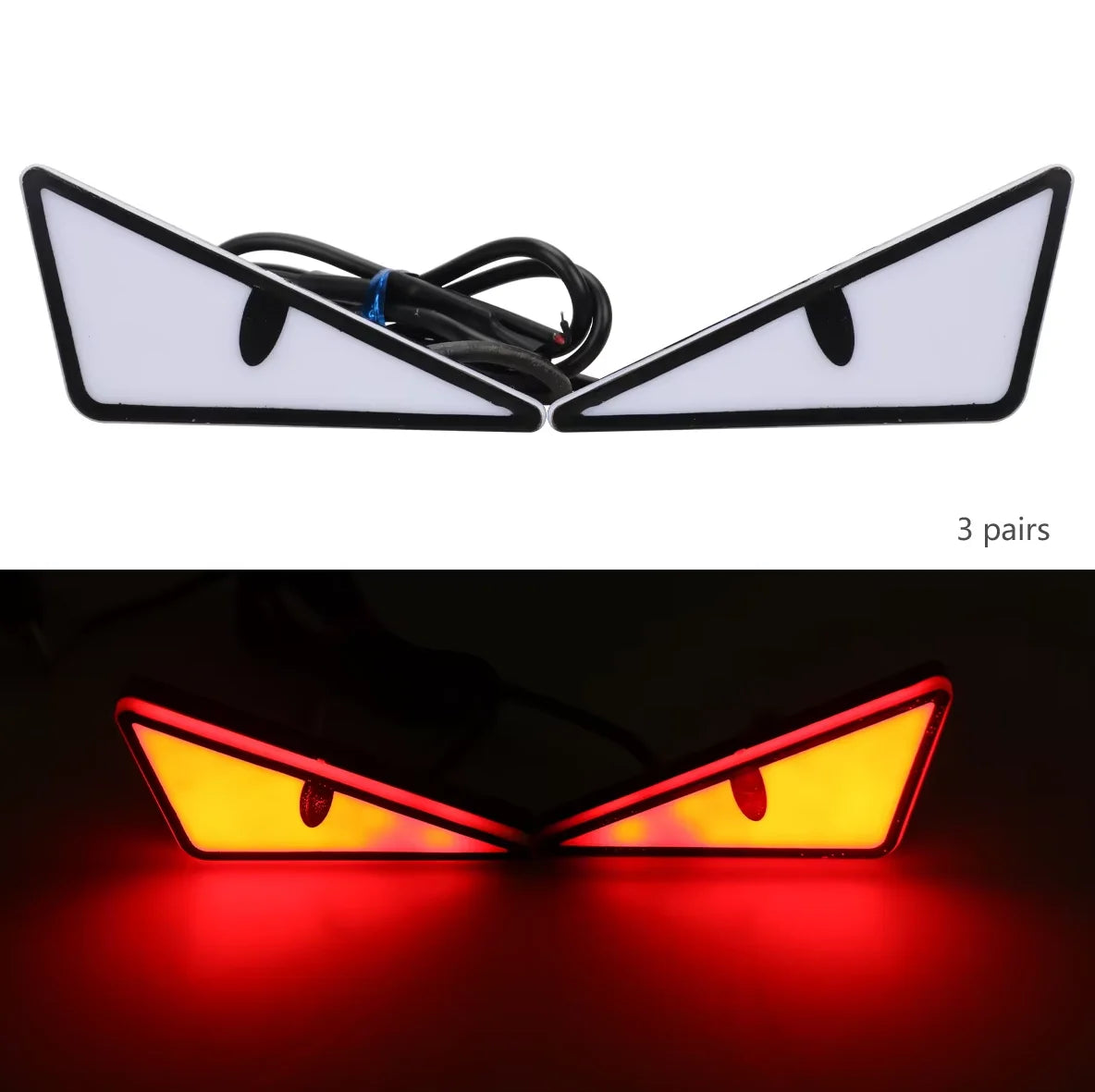 Lumière universelle LED yeux du diable pour voiture