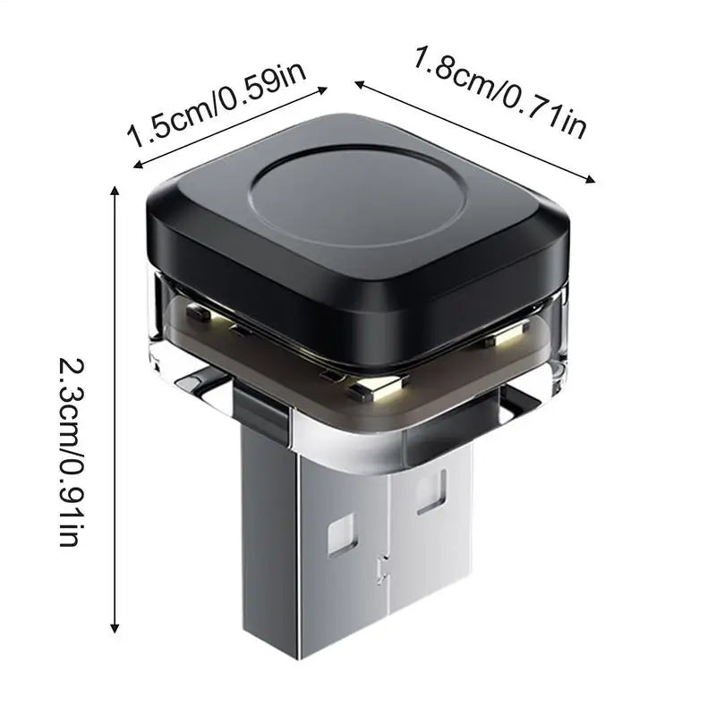 Inside Car Lights LED Ambient Light USB Interior Car Light Wireless Multicolor Night Light Multiple Modes Interior Light for Car