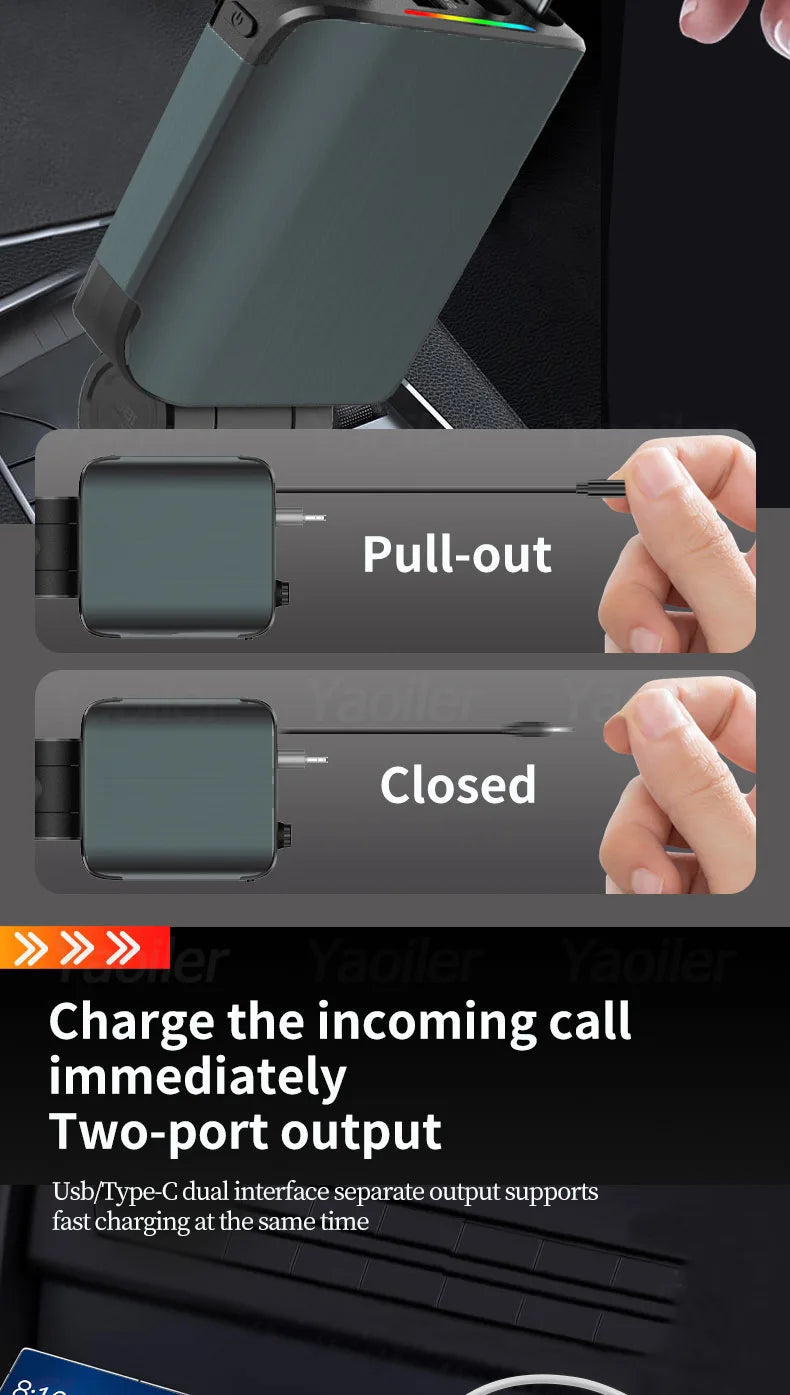 chargeurs de voiture pour téléphone iPhone Samsung