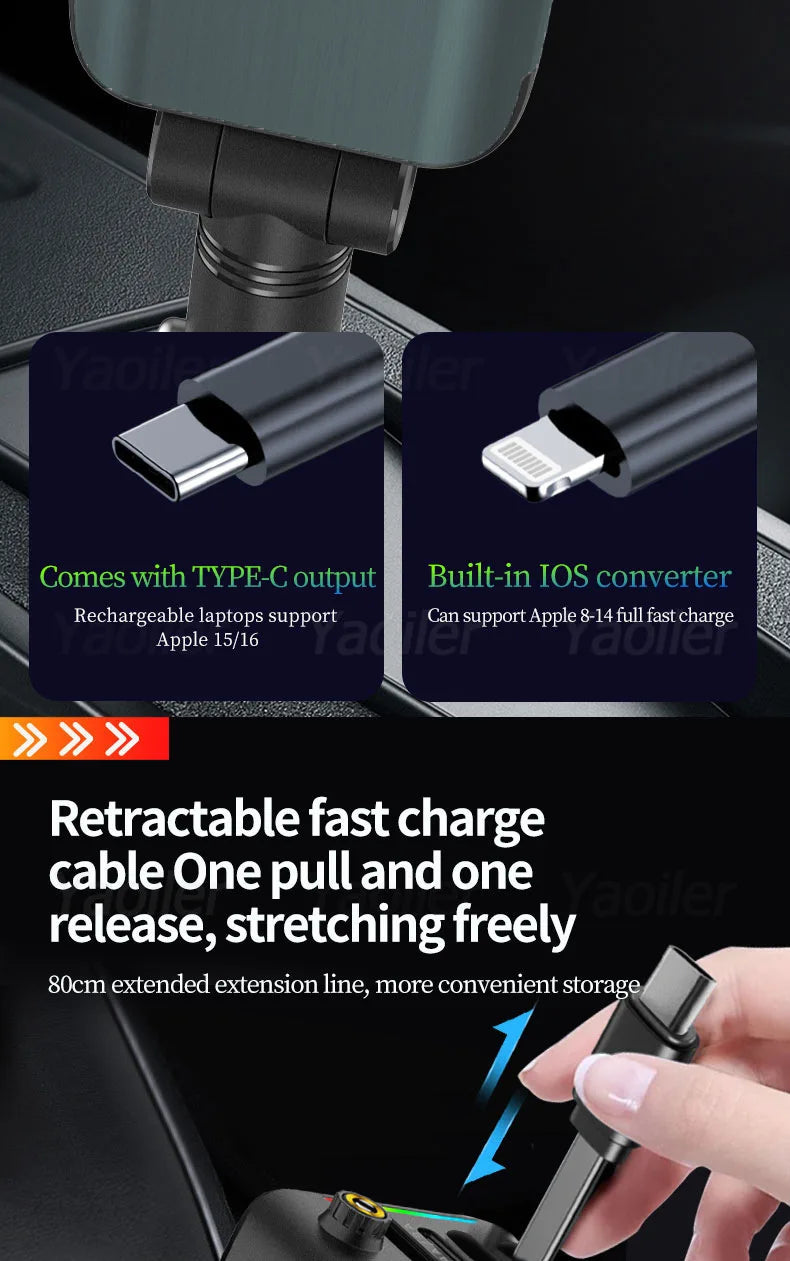 chargeurs de voiture pour téléphone iPhone Samsung