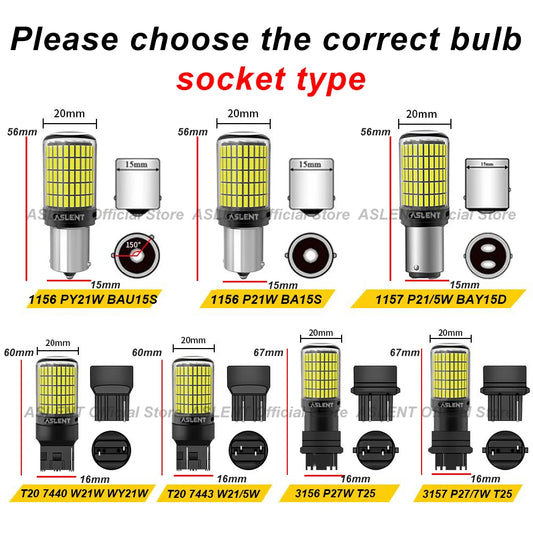 ampoule LED CanBus lampes de Position de frein
