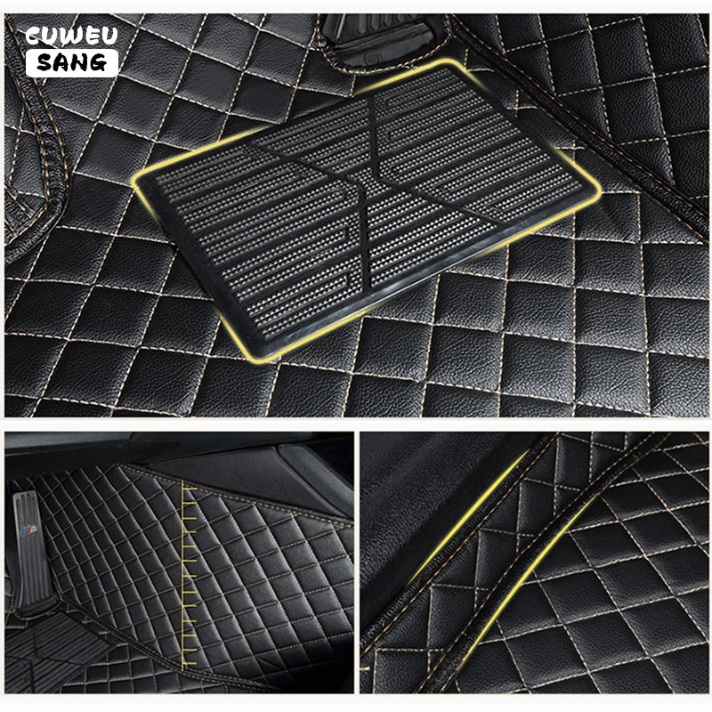 CUWEUSANG tapis de sol de voiture personnalisés pour Porsche Macan