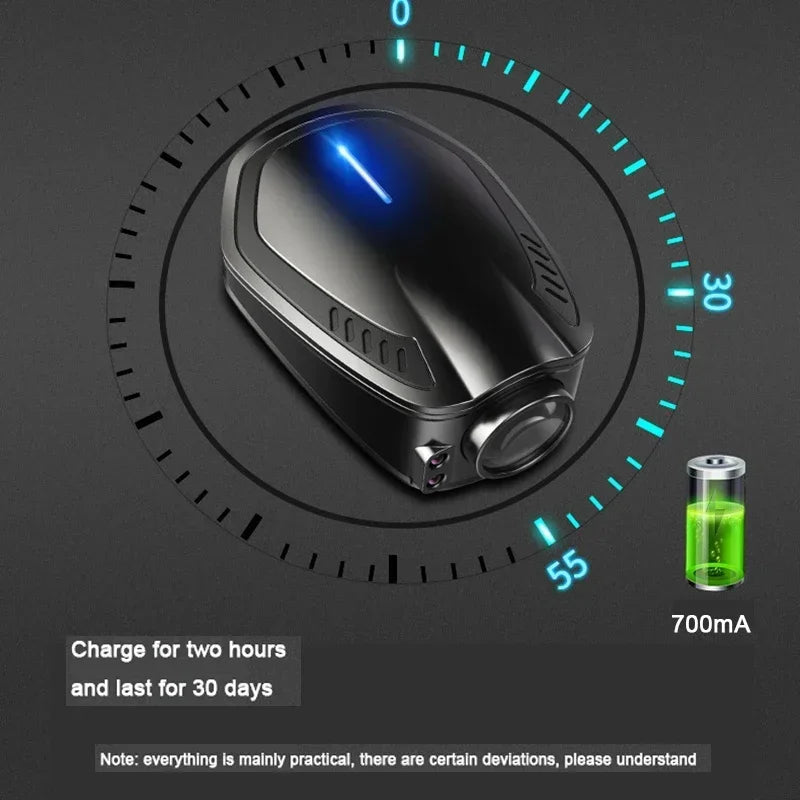 pieces USB Rechargeable rhinoceros de voiture