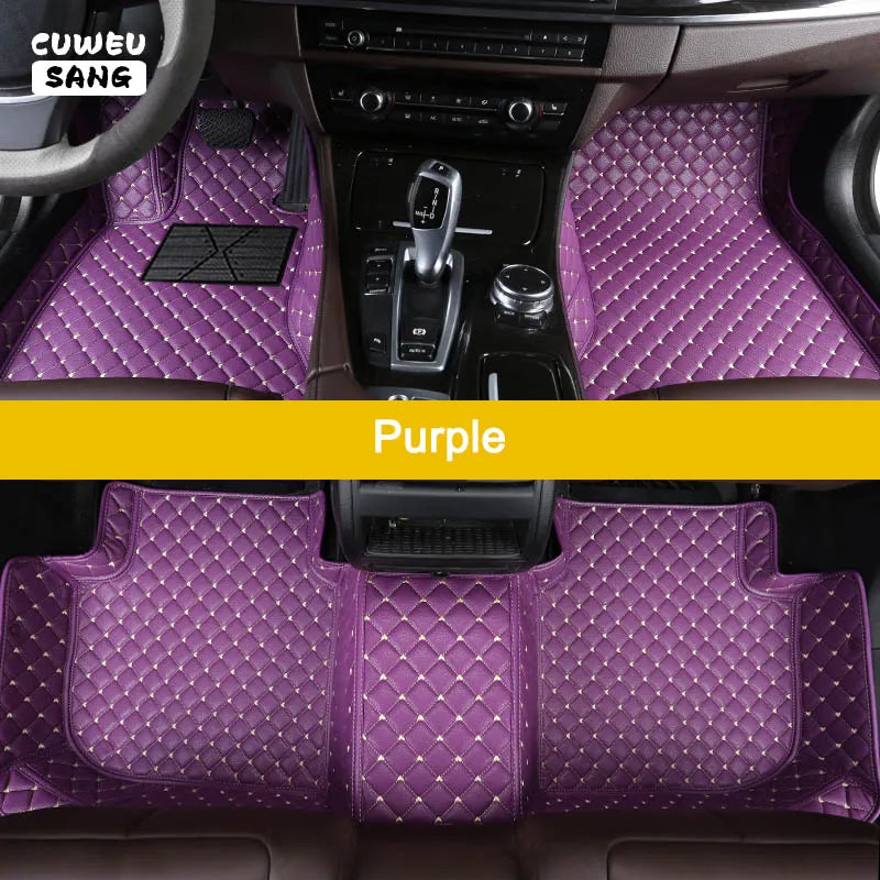 CUWEUSANG tapis de sol de voiture personnalisés pour Porsche Macan