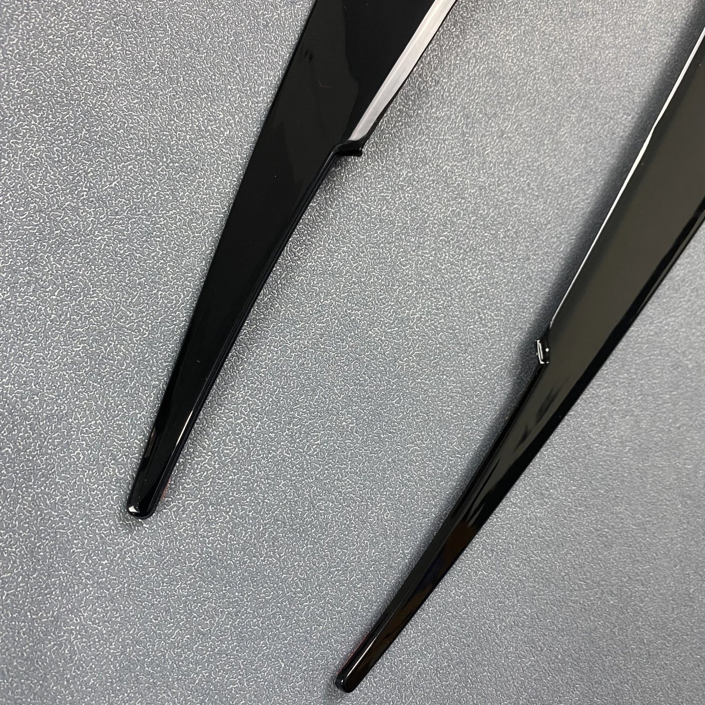 Sourcils de phare brillants en carbone ABS