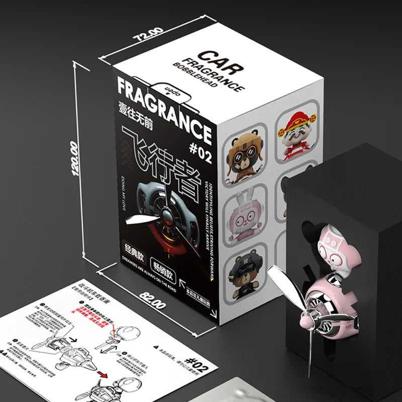 Désodorisant de voiture pilote lapin
