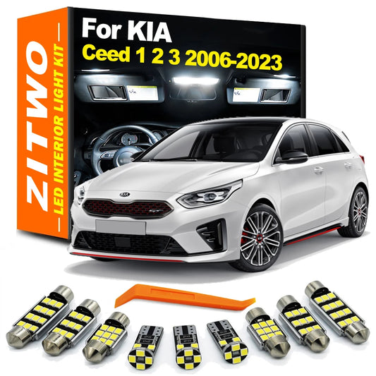 Kit LED Intérieur ZITWO – Pour Kia Ceed MK1 à MK3 (2006–2023)