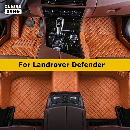 WEUSANG-Tapis de sol de voiture personnalisés pour Landrover Defender