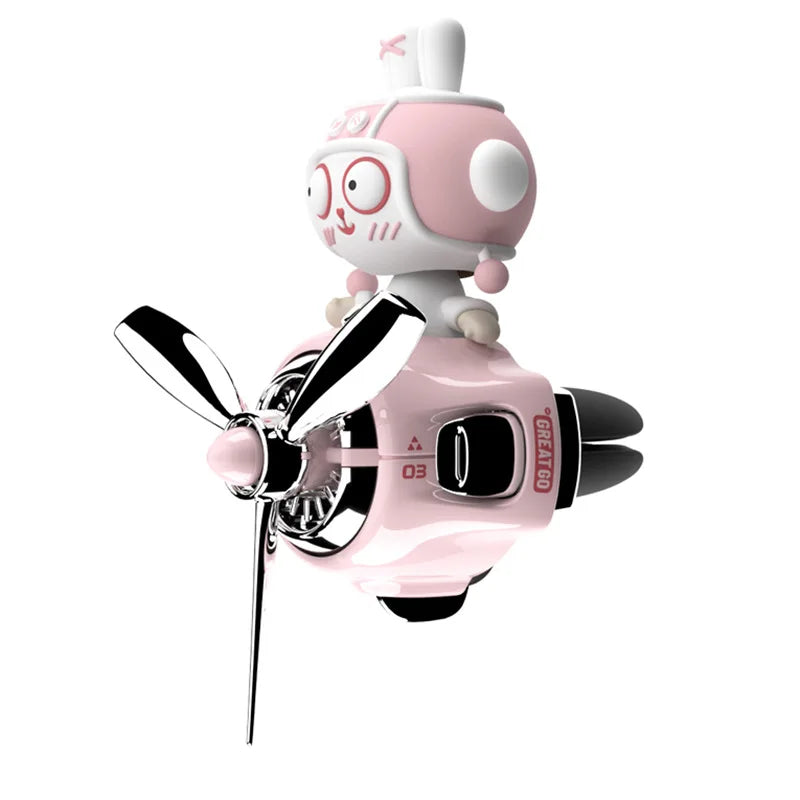 Désodorisant de voiture pilote lapin