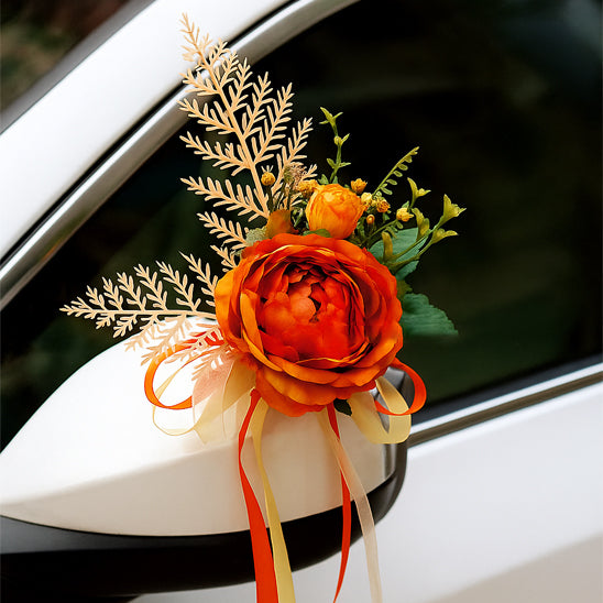 décoration voiture mariage